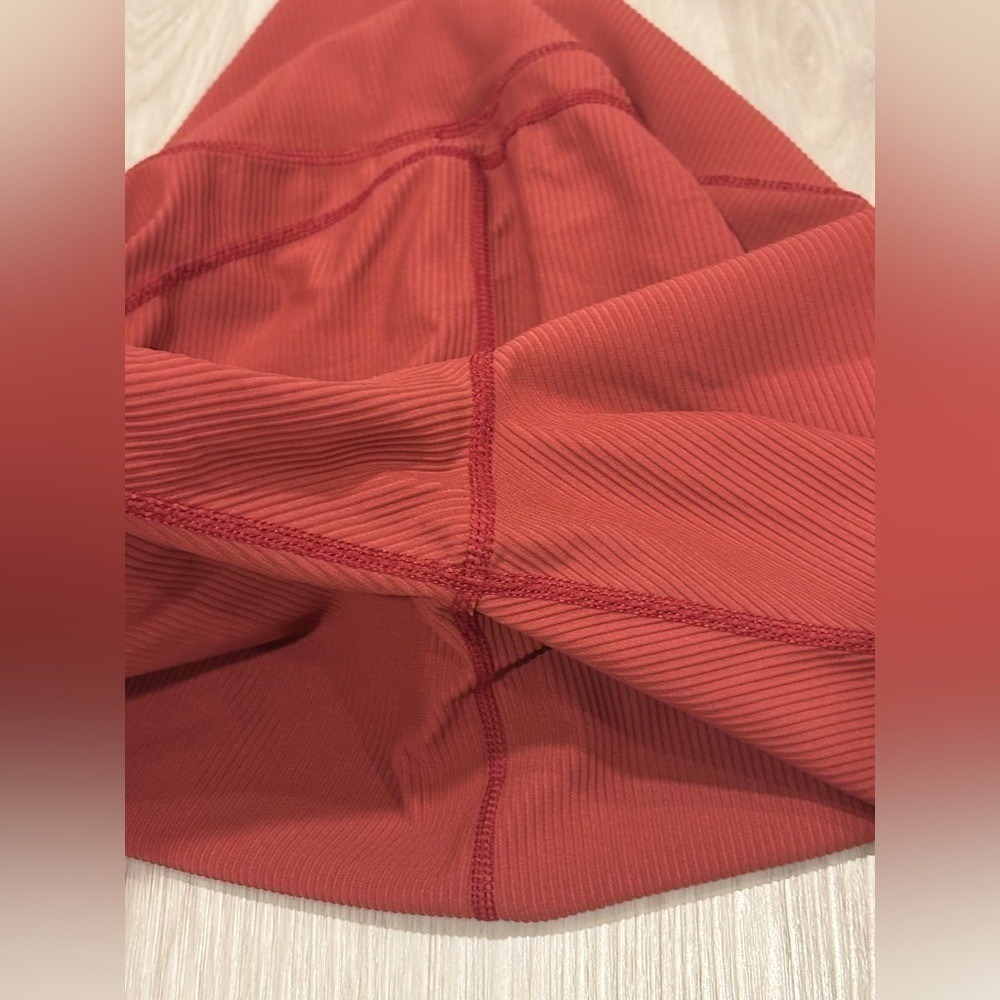 Free People Movement Take A Hike Harem Pants High Waisted Orange Red XS - Picture 9 of 9